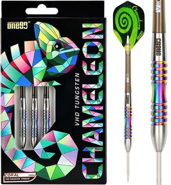 ONE80 Chameleon Coral Steeldarts