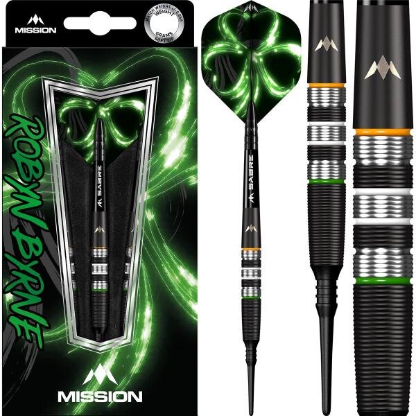 Mission Robyn Byrne Softdarts - Black Titanium