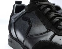 Triple20 Dartschuh Vollleder schwarz