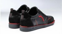 Triple20 Dartschuh Vollleder schwarz/rot
