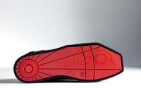 Triple20 Dartschuh Vollleder schwarz/rot