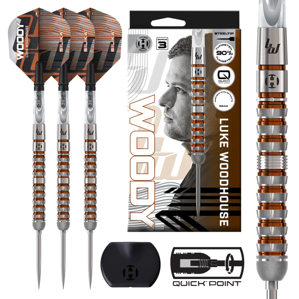 Harrows Luke Woodhouse Series 3 Steeldarts - Quick Point