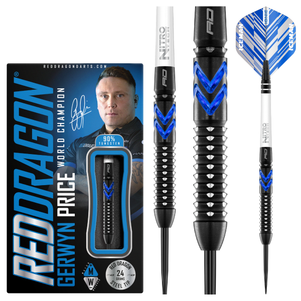 Red Dragon Gerwyn Price Blue Ice SE Steeldarts